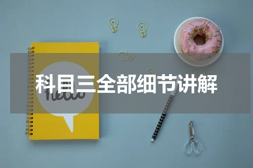 科目三全部细节讲解