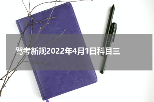驾考新规2022年4月1日科目三