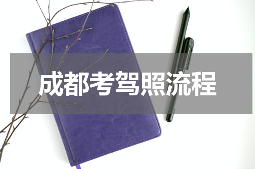 成都考驾照流程