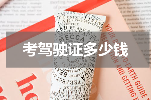 考驾驶证多少钱