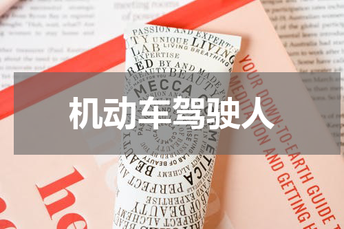 机动车驾驶人