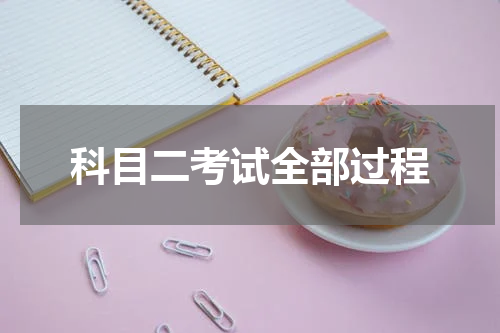 科目二考试全部过程