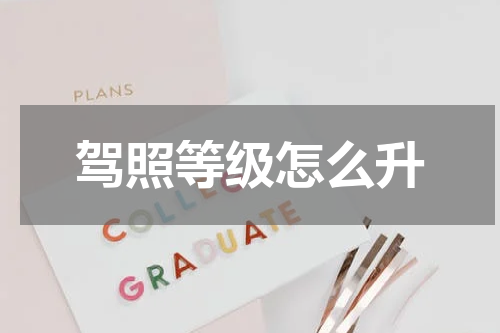 驾照等级怎么升