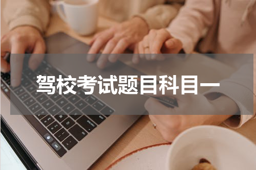 驾校考试题目科目一