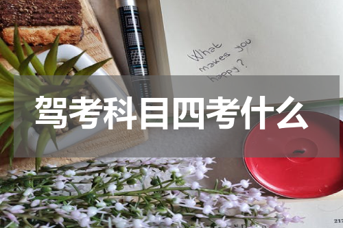 驾考科目四考什么