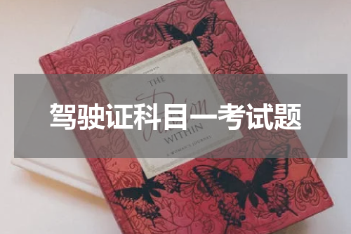 驾驶证科目一考试题