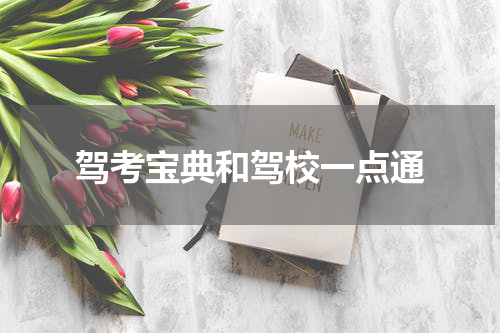 驾考宝典和驾校一点通
