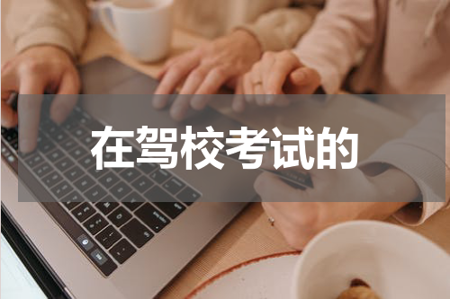 在驾校考试的