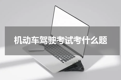 机动车驾驶考试考什么题