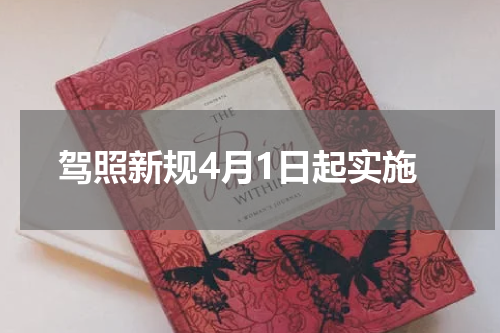 驾照新规4月1日起实施