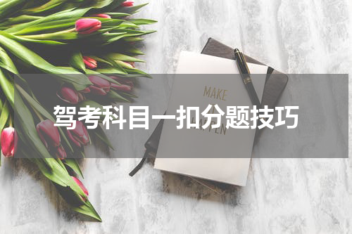 驾考科目一扣分题技巧