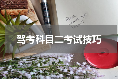 驾考科目二考试技巧