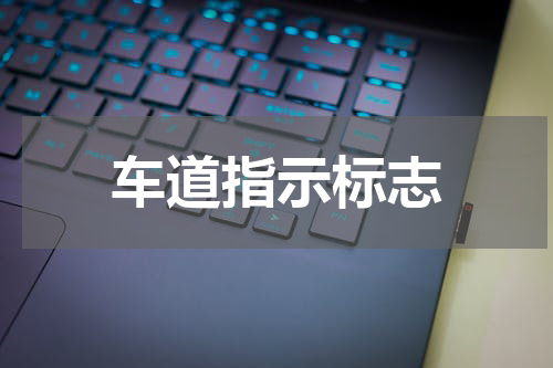 车道指示标志