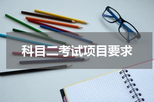 科目二考试项目要求