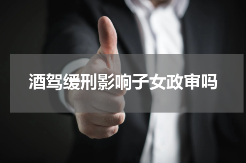 酒驾缓刑影响子女政审吗