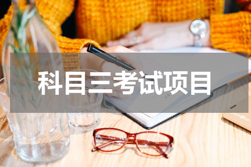 科目三考试项目