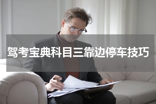 驾考宝典科目三靠边停车技巧