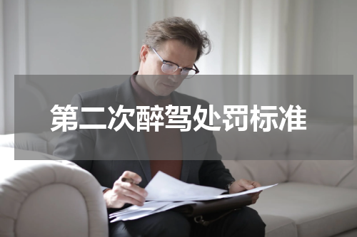 第二次醉驾处罚标准
