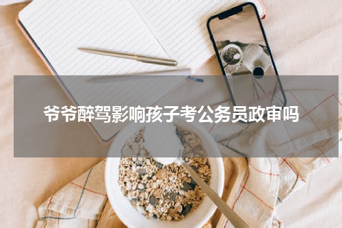 爷爷醉驾影响孩子考公务员政审吗