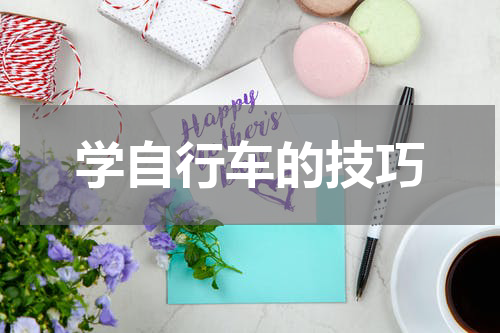 学自行车的技巧