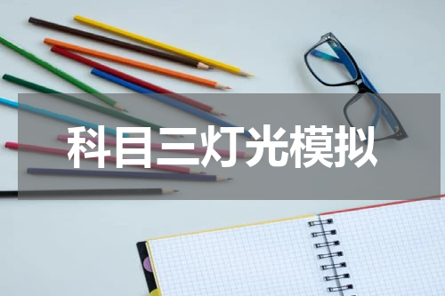 科目三灯光模拟