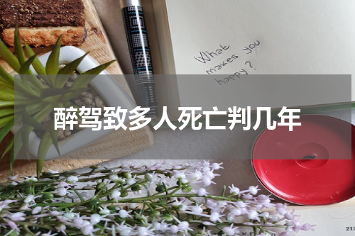 醉驾致多人死亡判几年