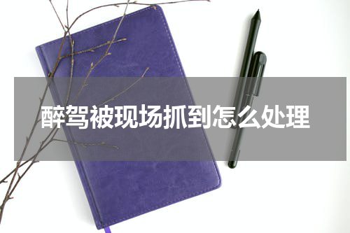 醉驾被现场抓到怎么处理