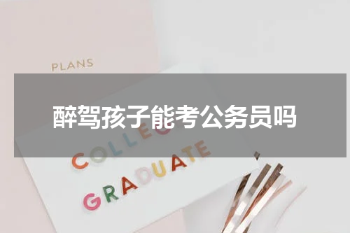 醉驾孩子能考公务员吗