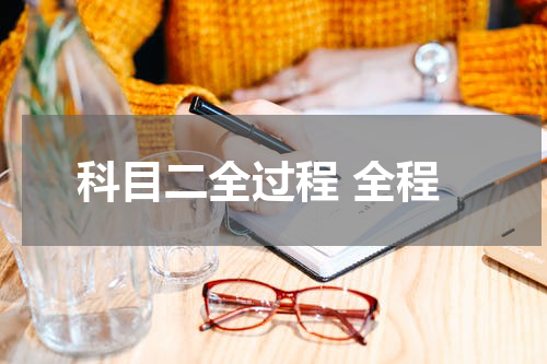 科目二全过程 全程