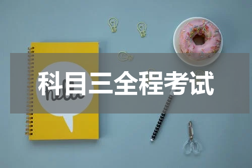 科目三全程考试