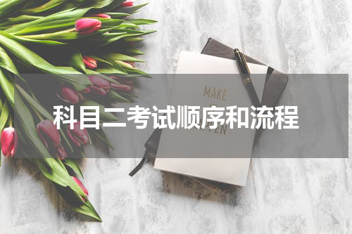 科目二考试顺序和流程