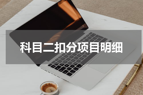 科目二扣分项目明细