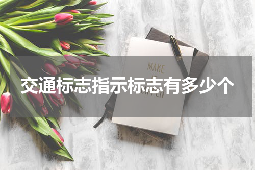 交通标志指示标志有多少个
