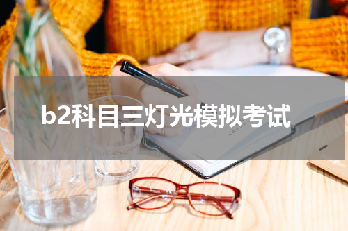 b2科目三灯光模拟考试