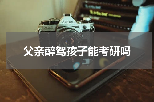 父亲醉驾孩子能考研吗