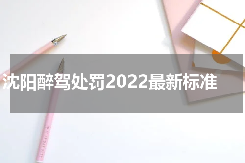沈阳醉驾处罚2022最新标准