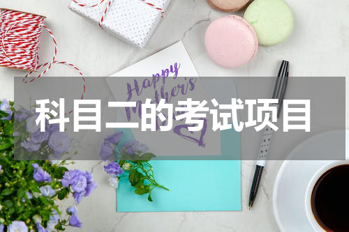 科目二的考试项目