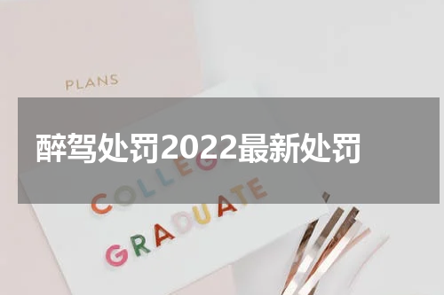 醉驾处罚2022最新处罚