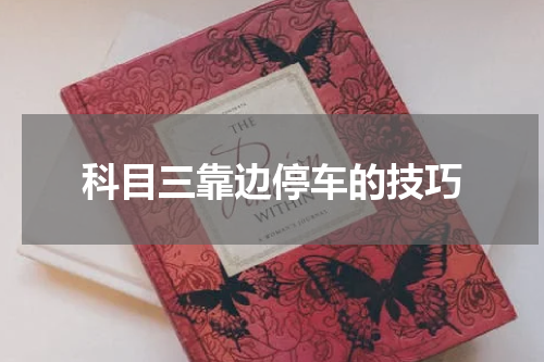 科目三靠边停车的技巧
