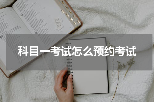 科目一考试怎么预约考试