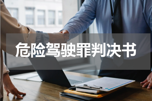危险驾驶罪判决书