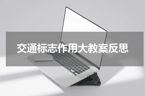 交通标志作用大教案反思