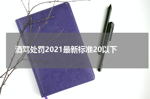 酒驾处罚2021最新标准20以下