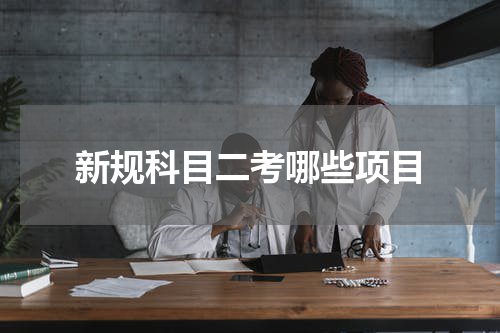 新规科目二考哪些项目