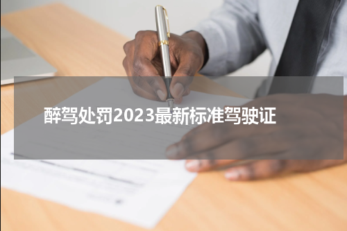 醉驾处罚2023最新标准驾驶证