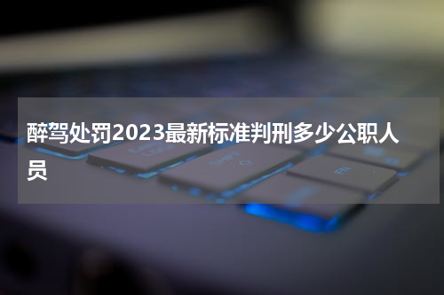 醉驾处罚2023最新标准判刑多少公职人员