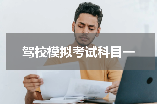 驾校模拟考试科目一