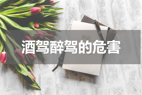 酒驾醉驾的危害