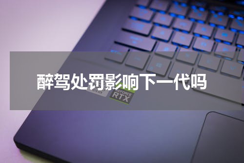 醉驾处罚影响下一代吗