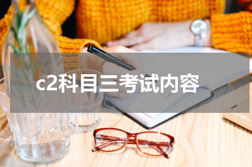 c2科目三考试内容